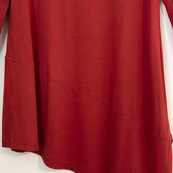 Eileen Fisher Angled Tunic Top Size SP - Picture 4 of 8